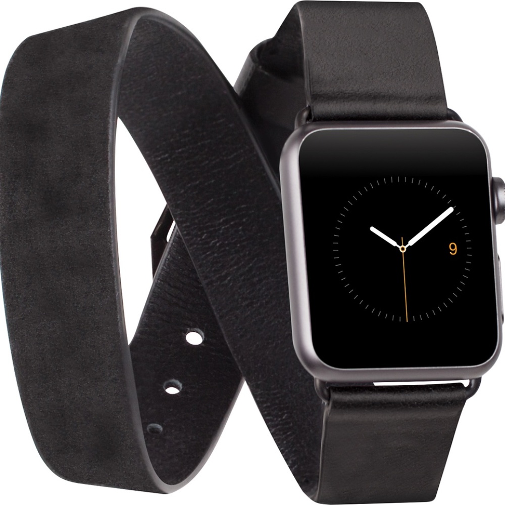 Case Mate double wrap black watch band